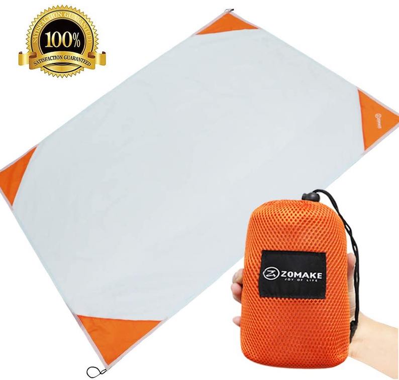 Compact Beach Blanket Sand Proof and Water Resistant