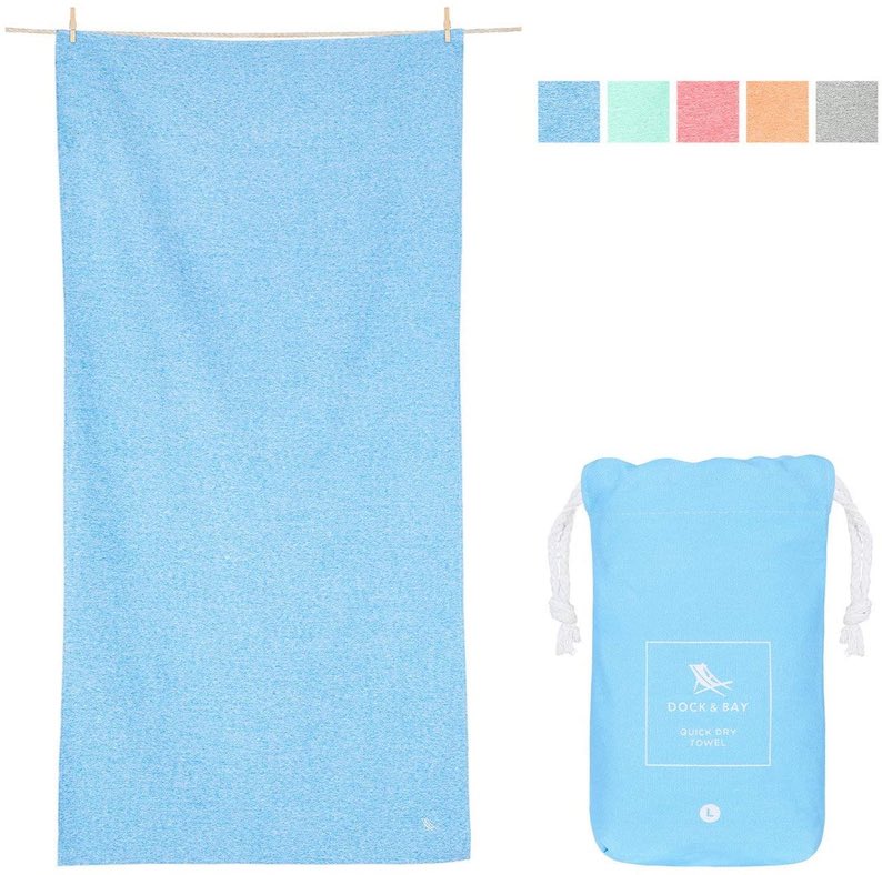 Dock & Bay Quick Dry Towel for Pilates – Lagoon Blue