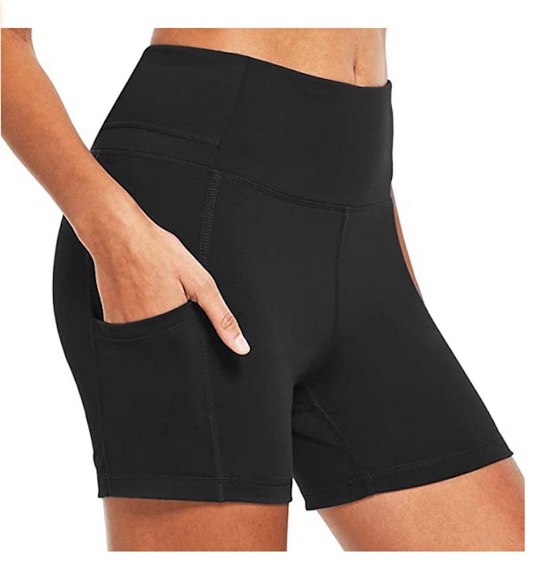 High Waist Workout Biker Yoga Running Compression Exercise Shorts