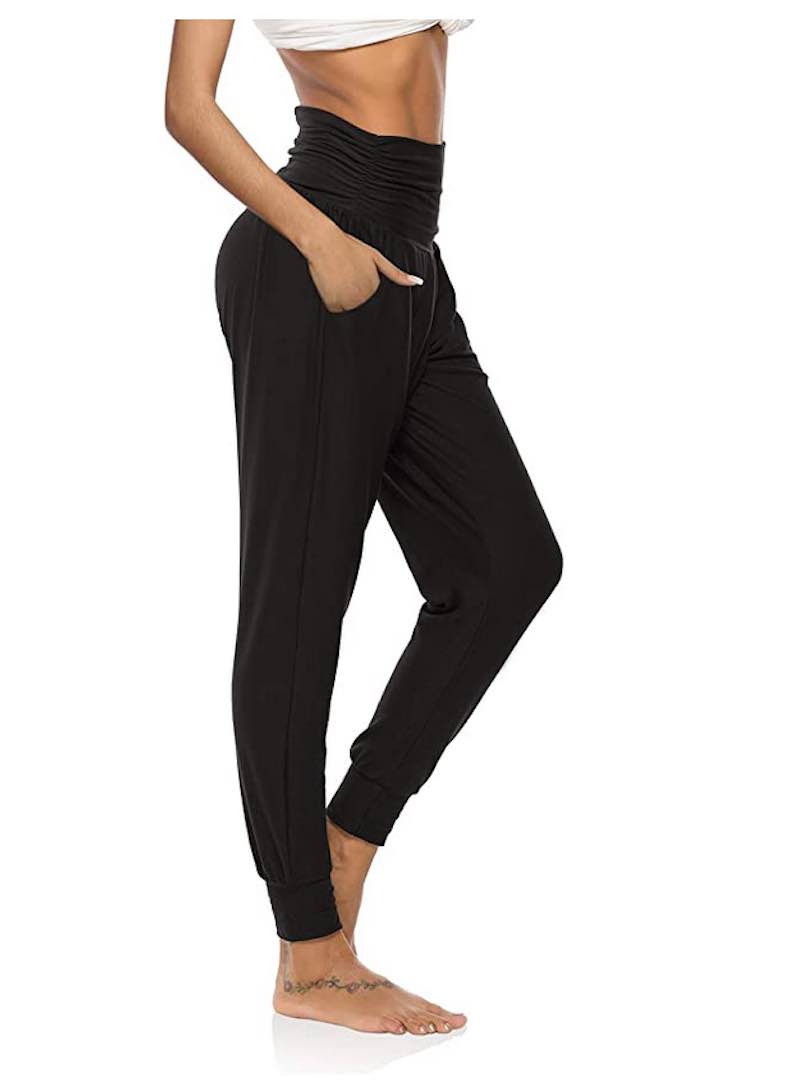 Loose Workout Joggers Pants Comfy Lounge Pants with Pockets