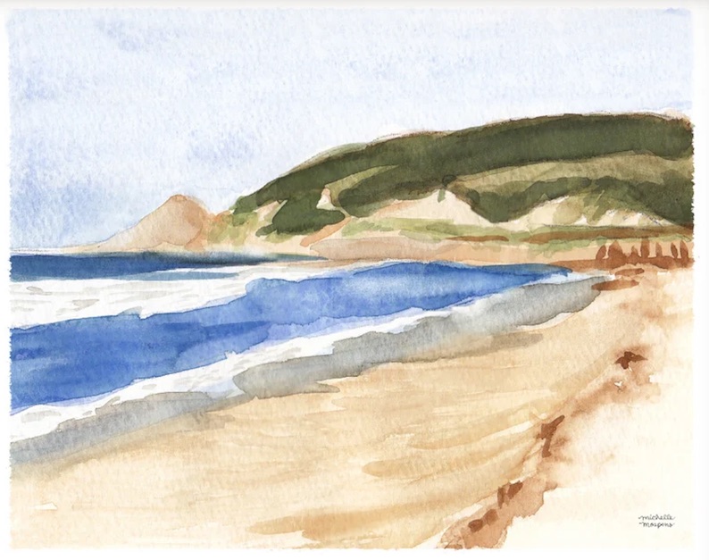 Hilton Head (a beach painting) by Michelle Mospens