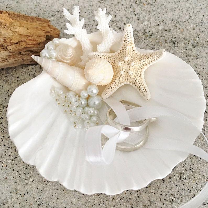 Seashell Ring Holder