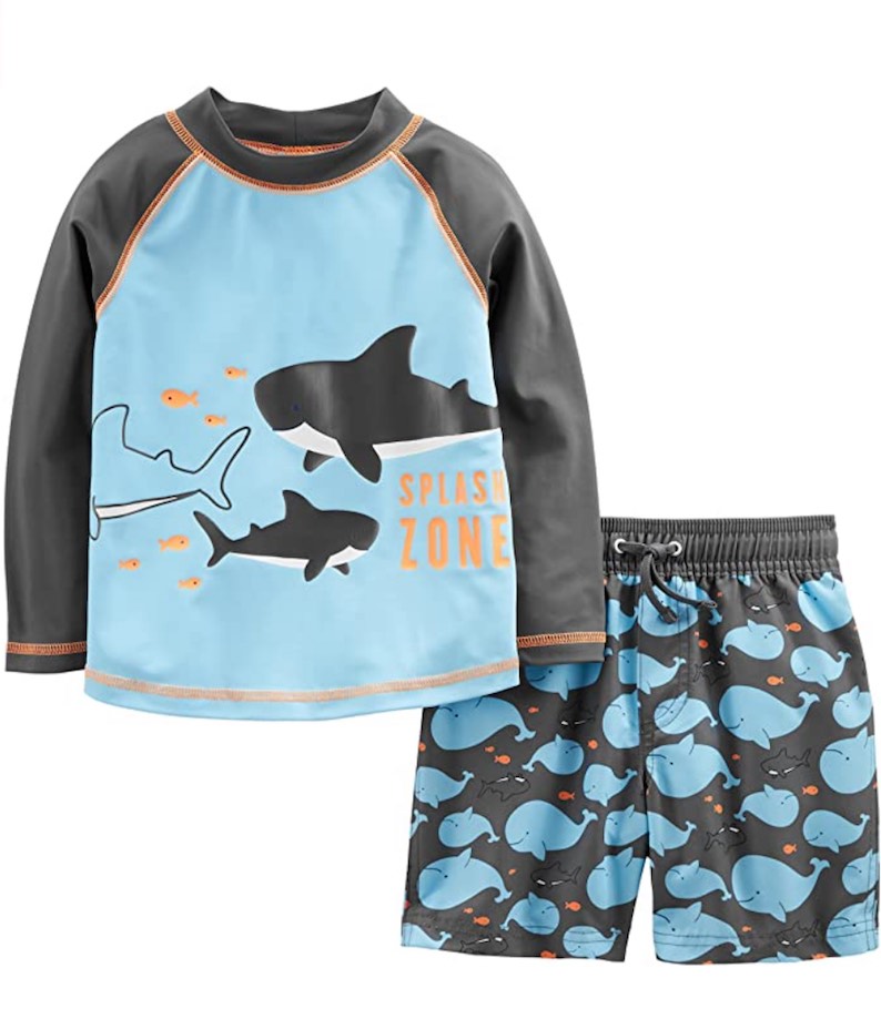 Baby and Toddler Boys’ 2-Piece Swimsuit Trunk