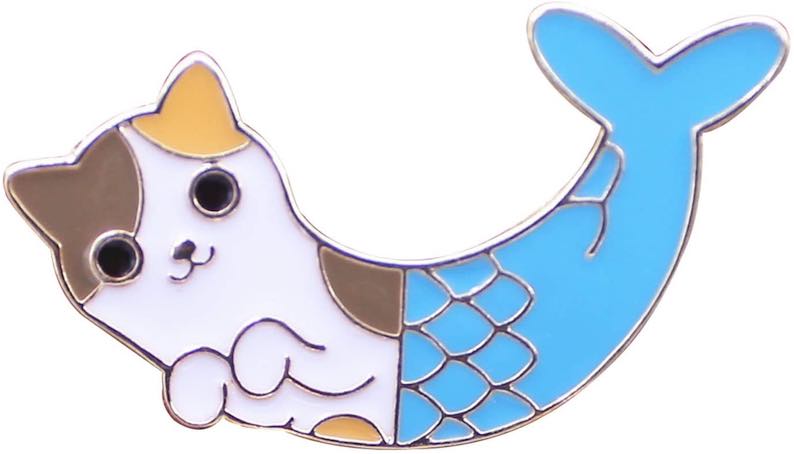 Cat Mermaid Enamel Pin