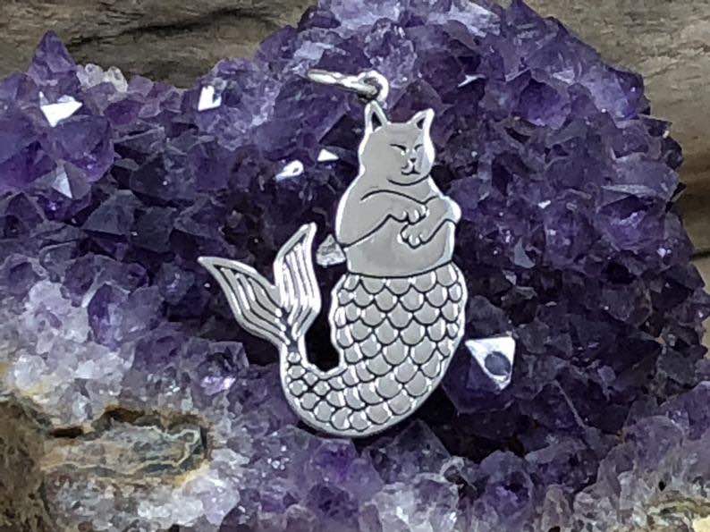 Cat Mermaid Charm