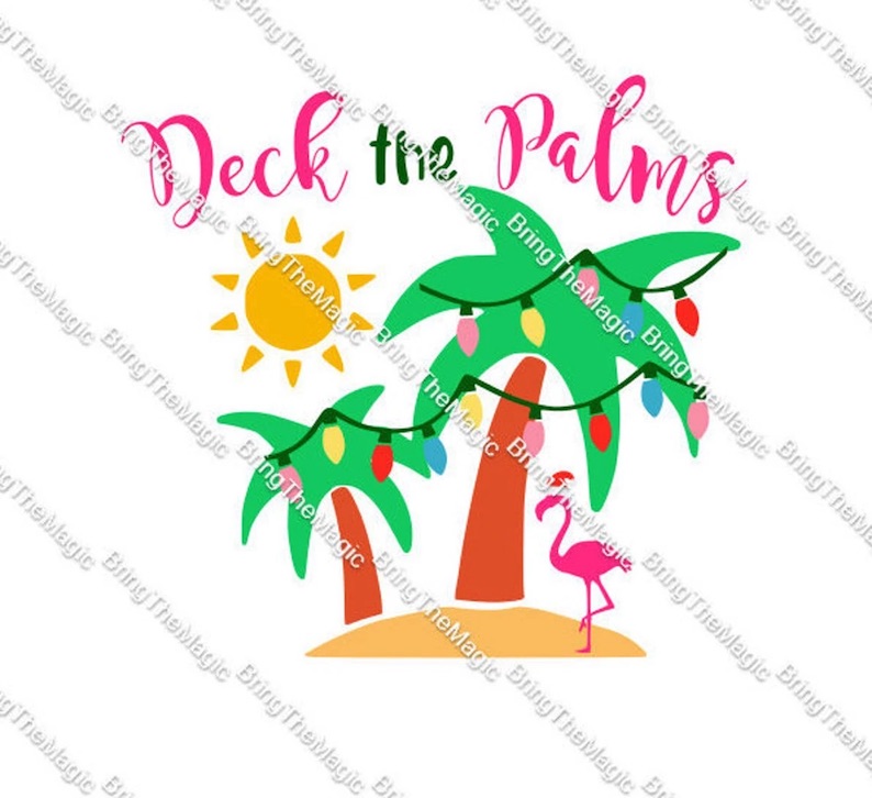 Deck the Palms Digital Art Download