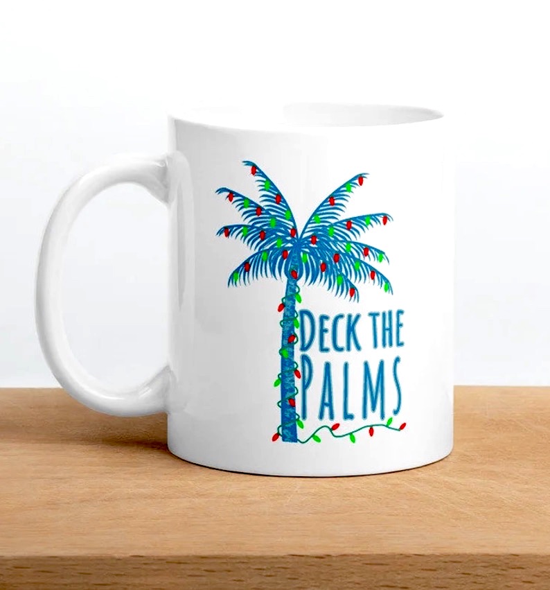 Deck the Palms Coffee Mug
