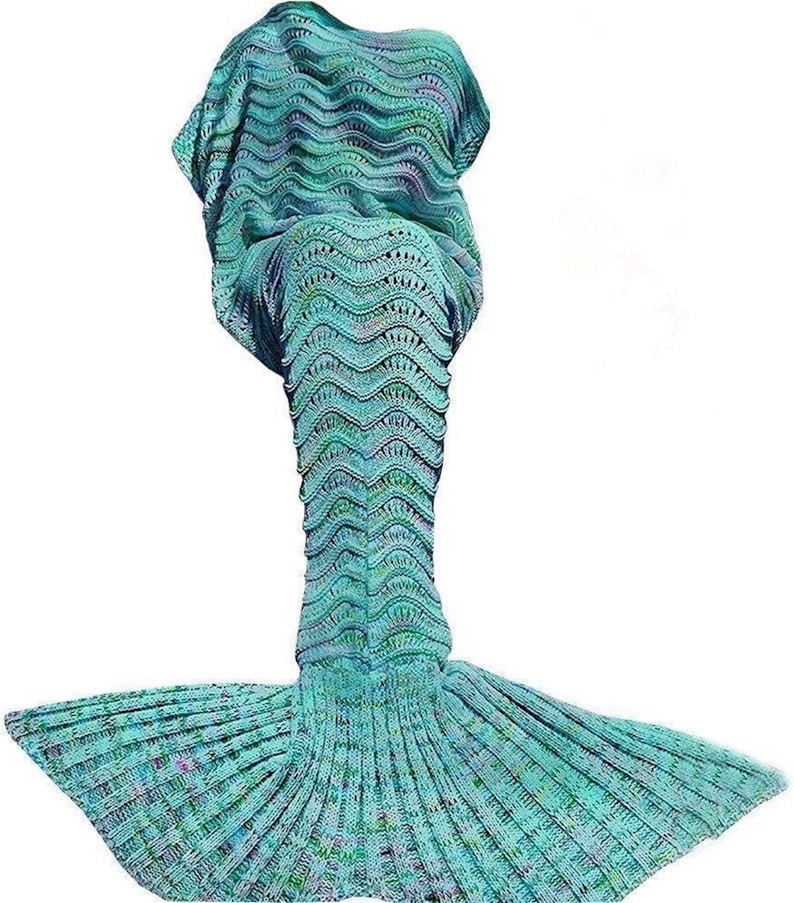 Mermaid Tail Crochet Blanket