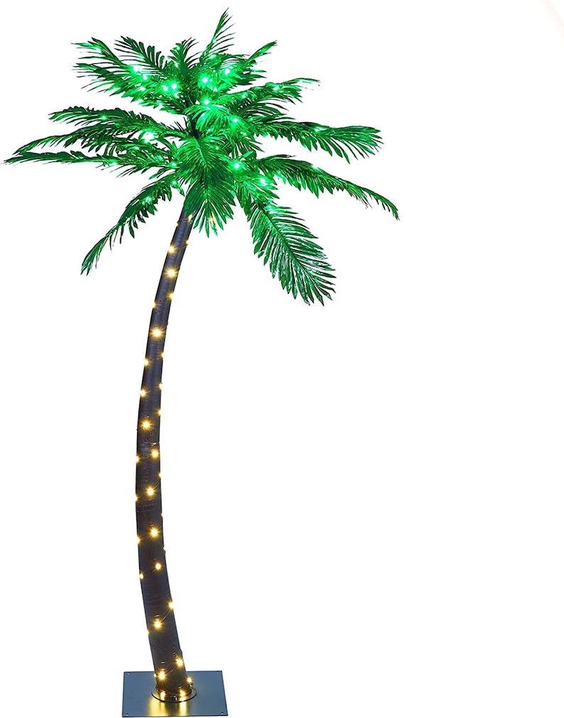 Lighted 7-foot Palm Tree