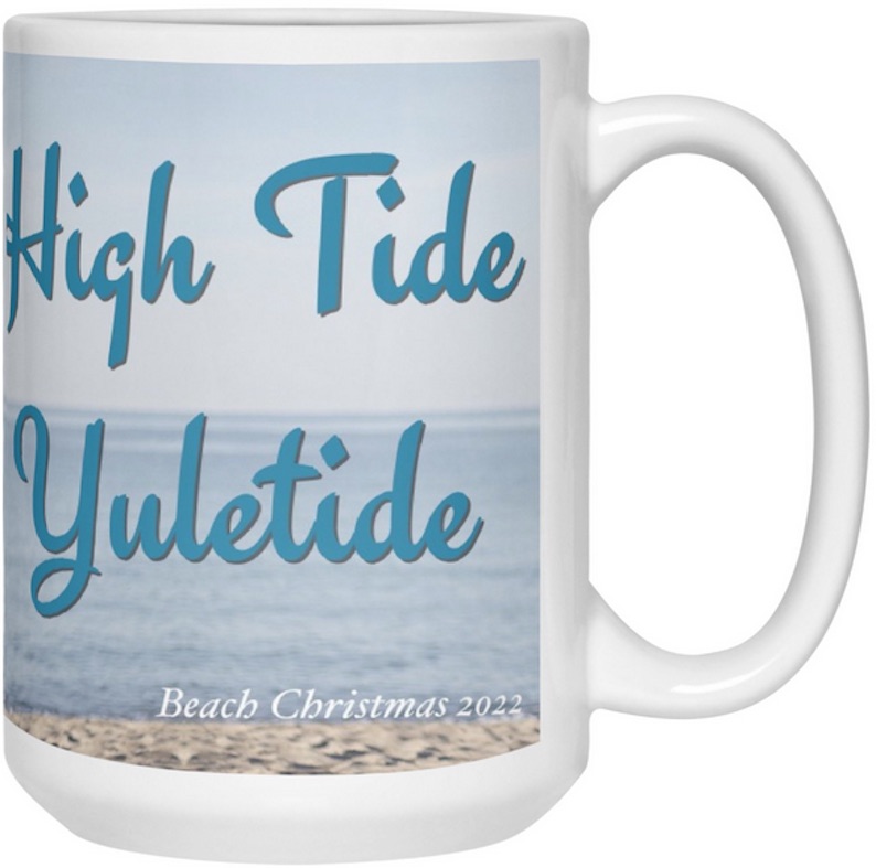High tide Yuletide - coffee mug