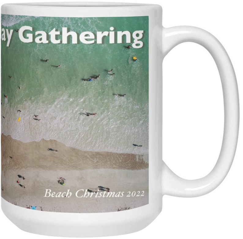 My kind of Holiday Gathering - coffee mug