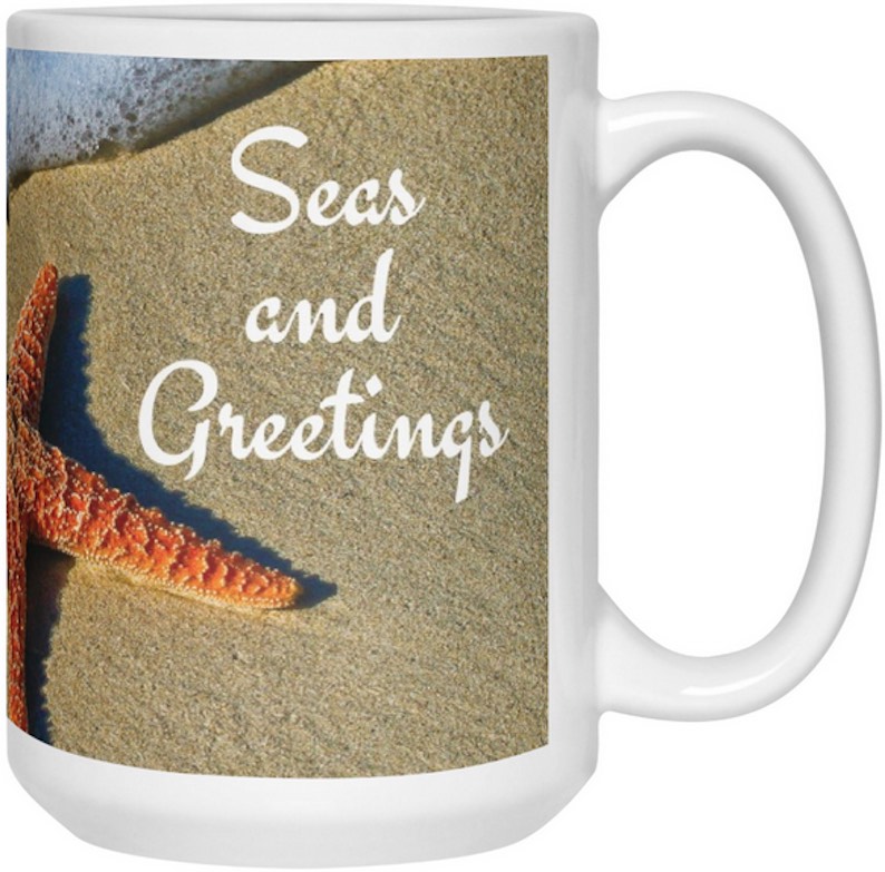 Seas and Greetings - coffee mug