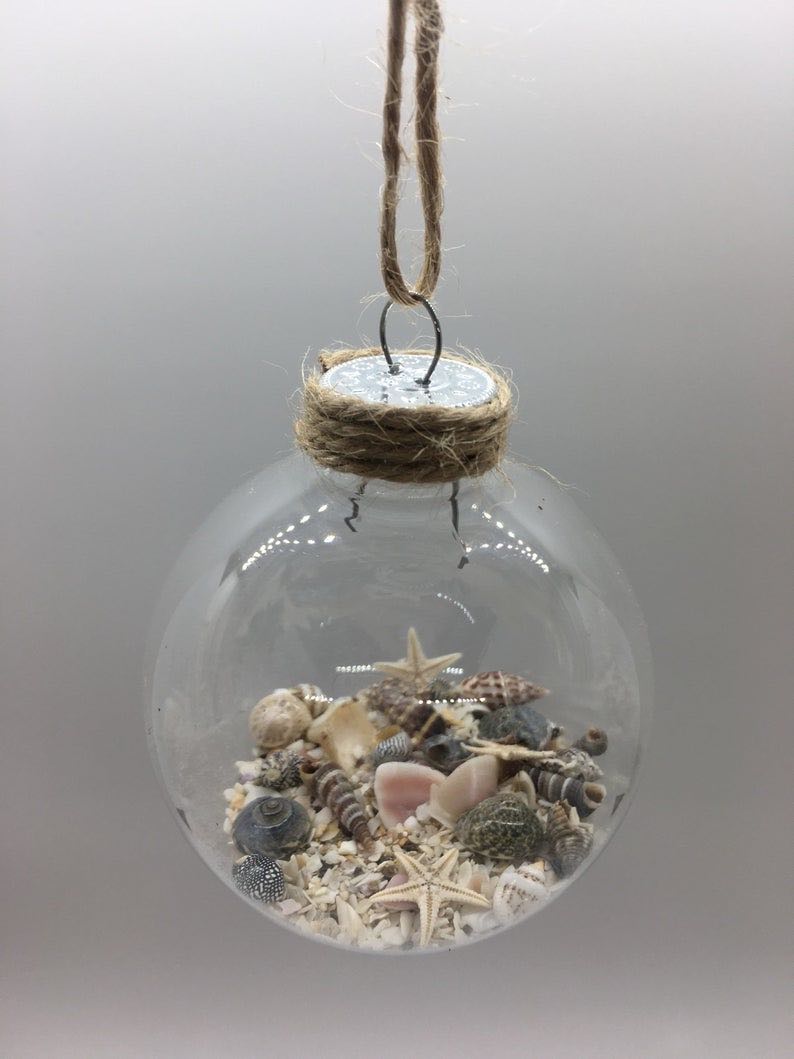 Shell, Sand & Starfish Christmas Ornament