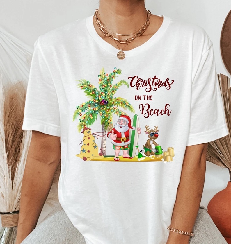 Christmas On The Beach Shirt