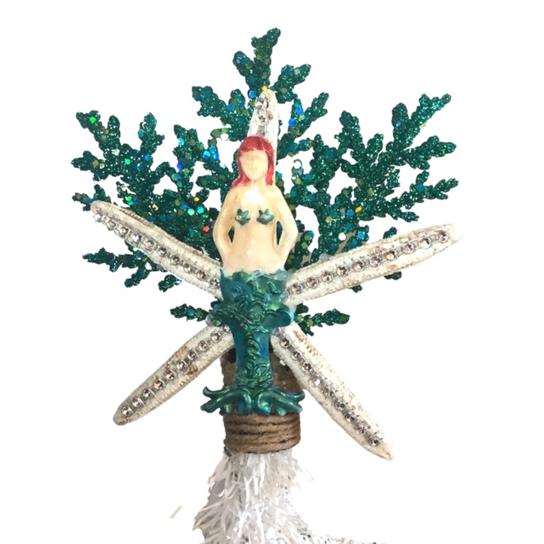 Mermaid and Starfish Tree Topper