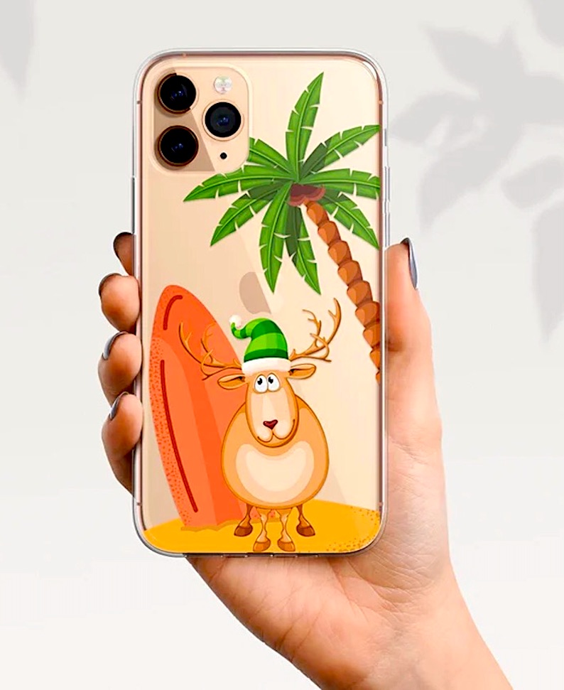 Beach Reindeer Phone Case