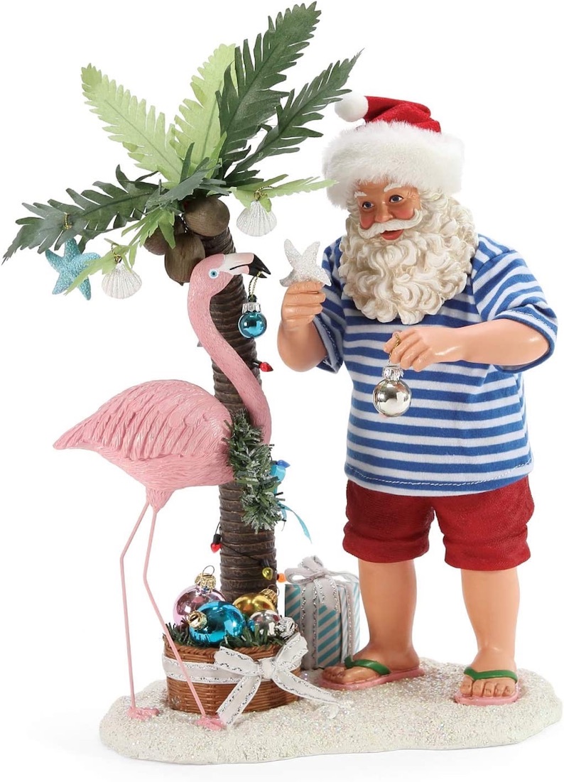 Santa by The Sea Figurine