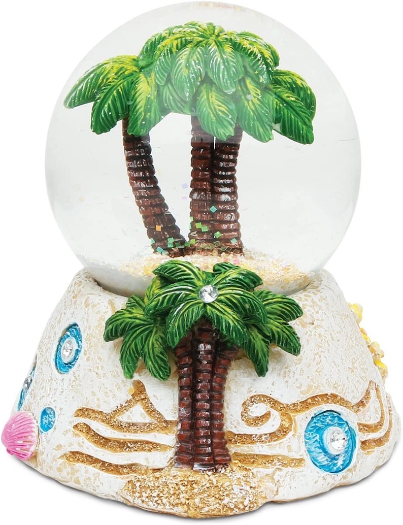 Palm Tree Snow Globe