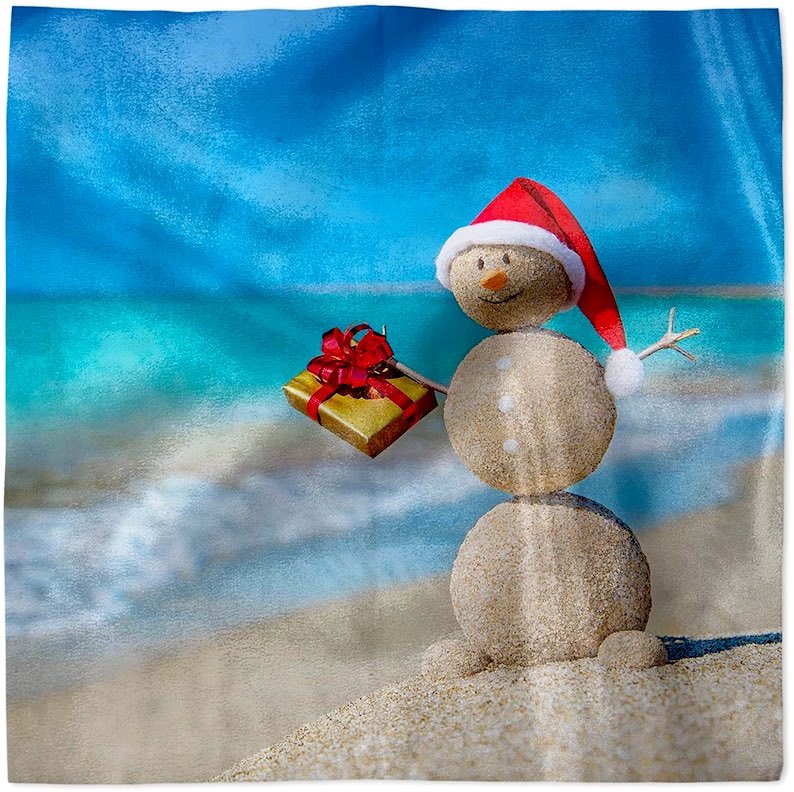 Sand Snowman Napkin Set