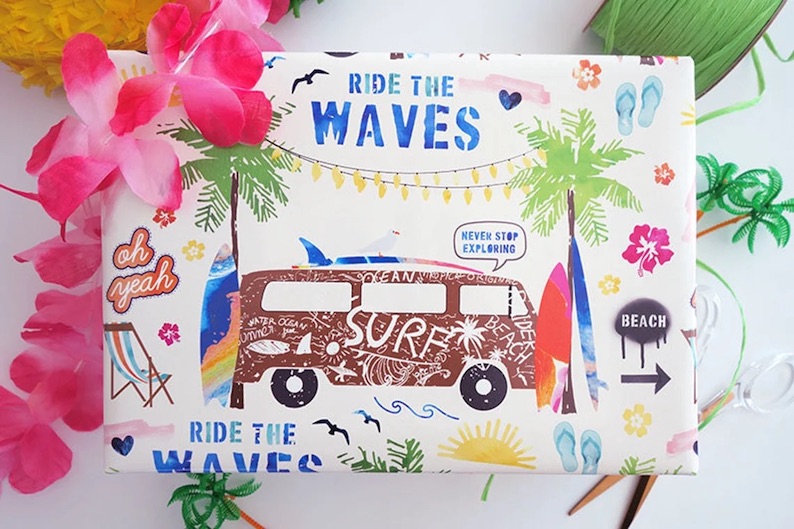 Ride the Waves Gift Wrap