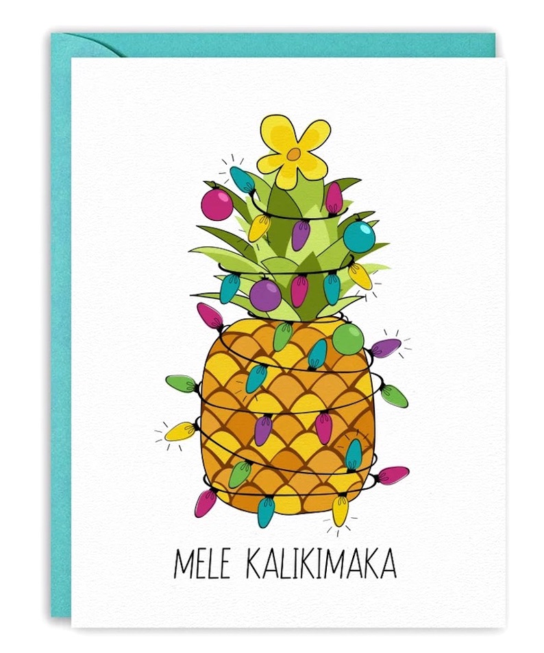 Mele Kalikimaka Holiday Greeting Card