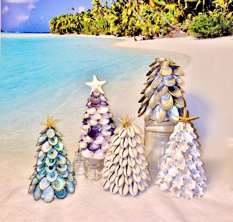 MINI Seashell Christmas Trees