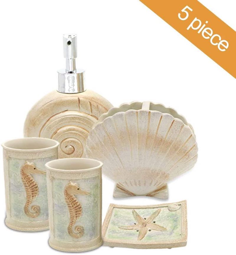 5 PCS Beach Seashells Ensemble