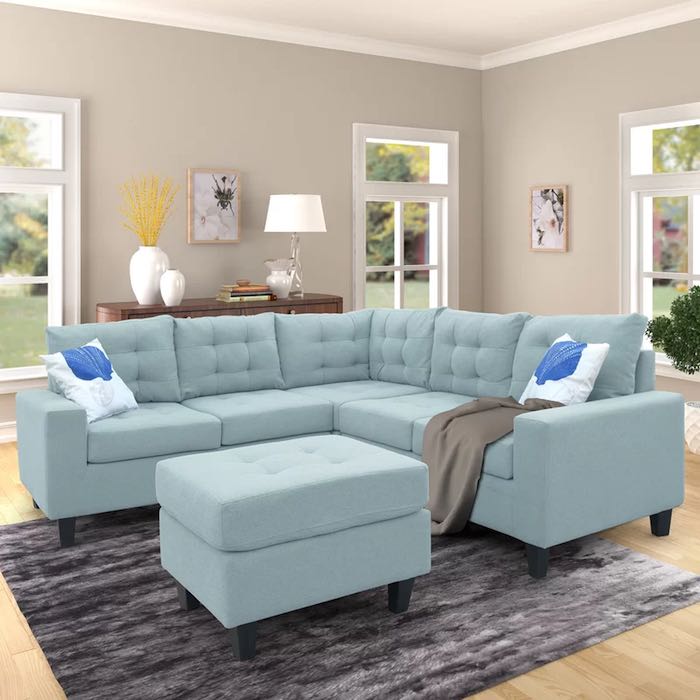 Beach house on sale sectional sofa