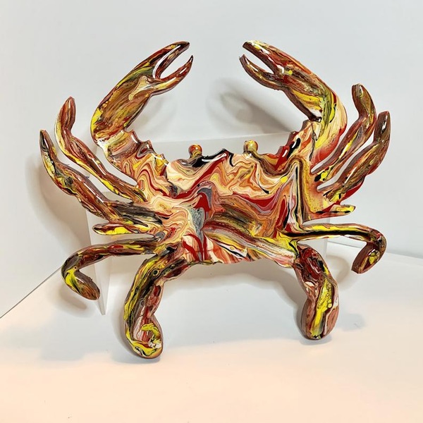 Maryland Acrylic Crab