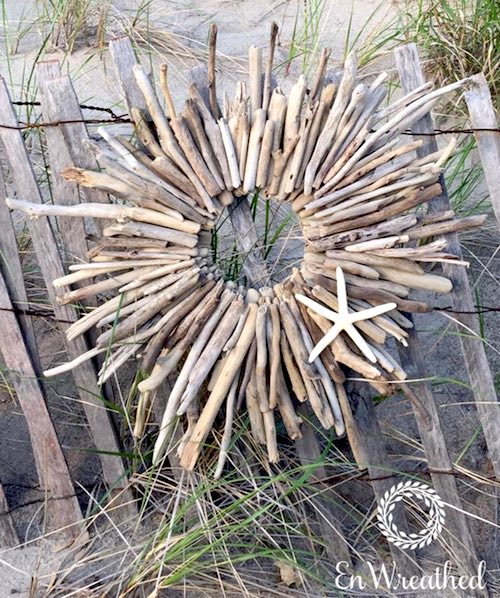 artist: Christine - driftwood wreath
