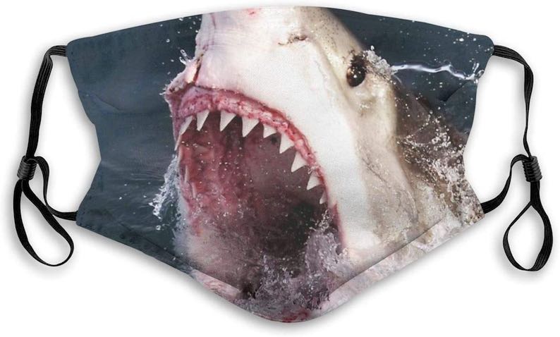 Great White Shark Face Mask