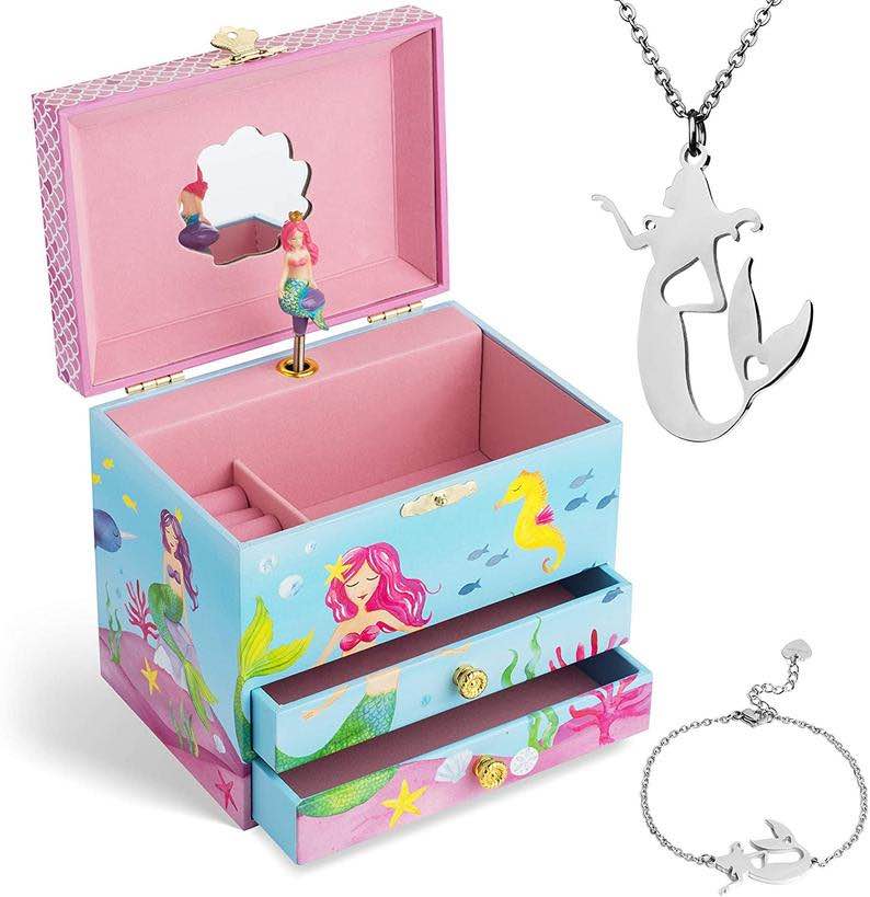 Mermaid Musical Jewelry Box