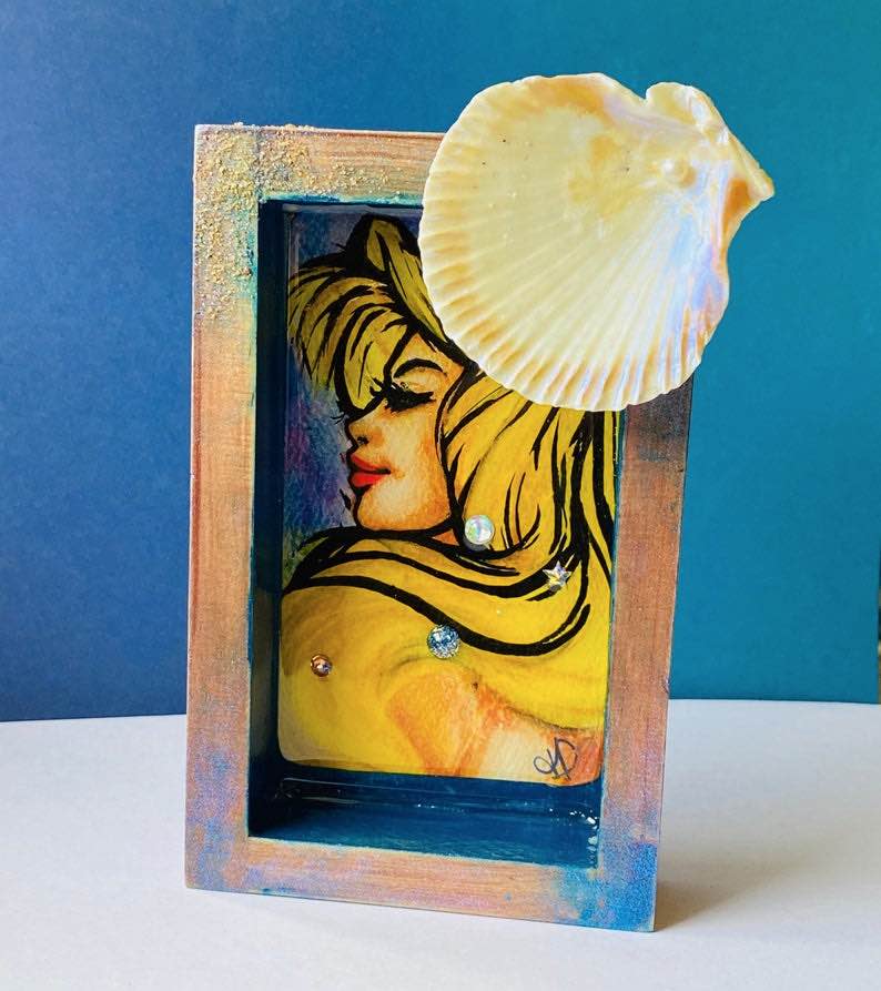 In the Mermaid Lagoon | Peter Pan Disney Inspired Jewelry Box