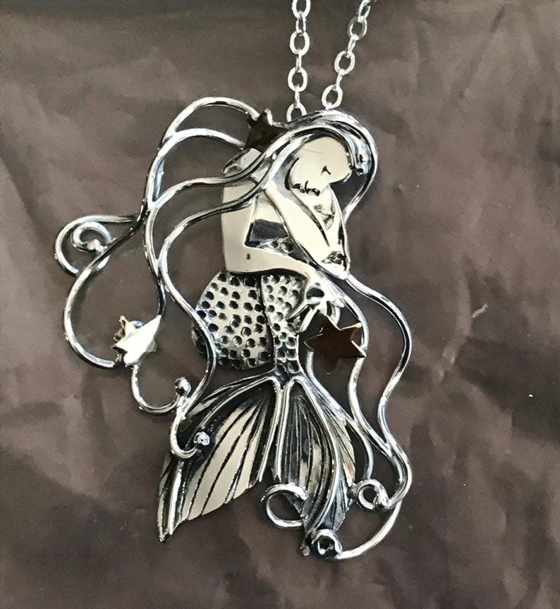 Handmade Sterling Silver Mermaid Jewelry