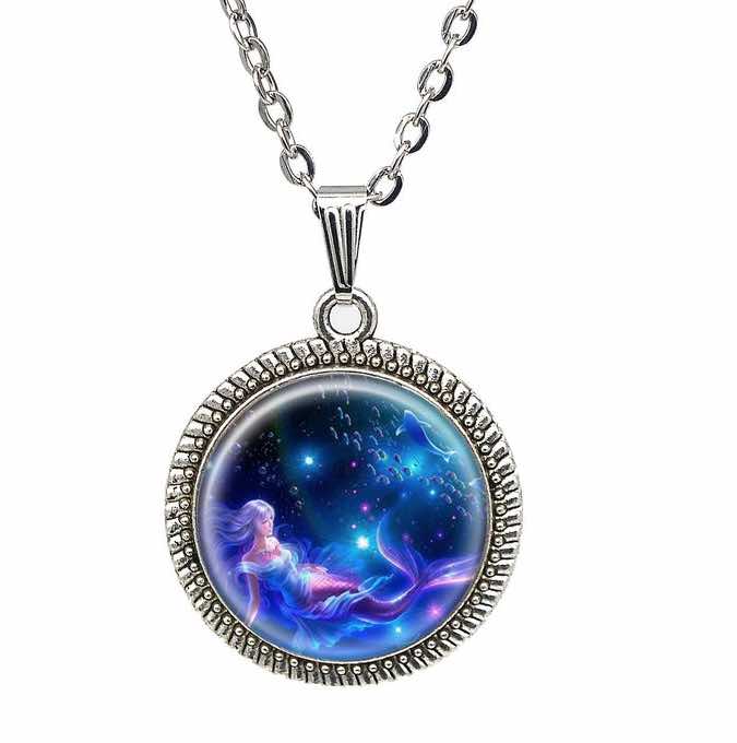 Sea Beach Undersea Mermaid Charm Pendant