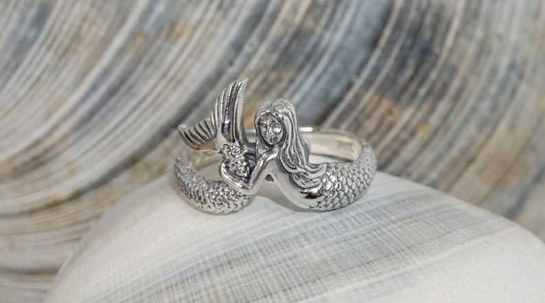 Sterling Silver (.925) Mermaid Ring