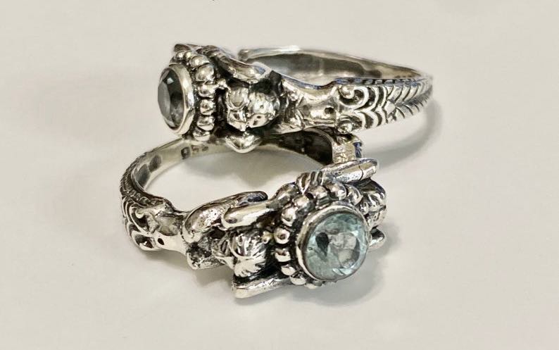 Mermaid Couple Rings