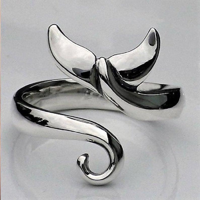 Silver Mermaid Tail Ring