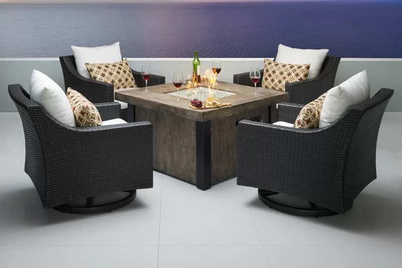 Northridge 5 Piece Multiple Chairs Seating Group with Cushions