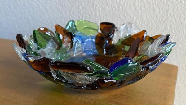 Mosaic Sea Glass Bowl