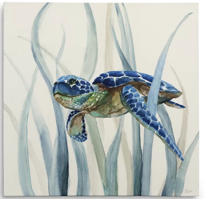 Turtle in Seagrass II