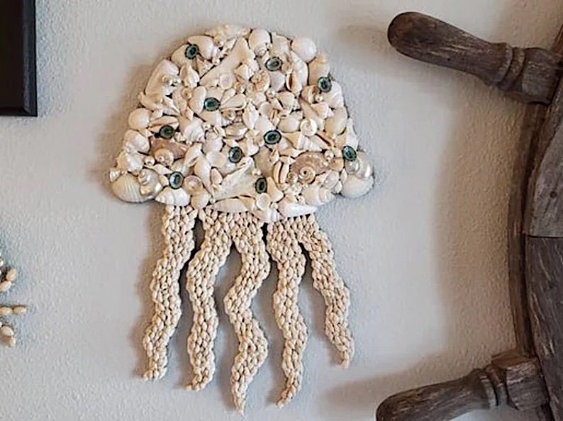 Seashell Jellyfish by Cathy Hamilton