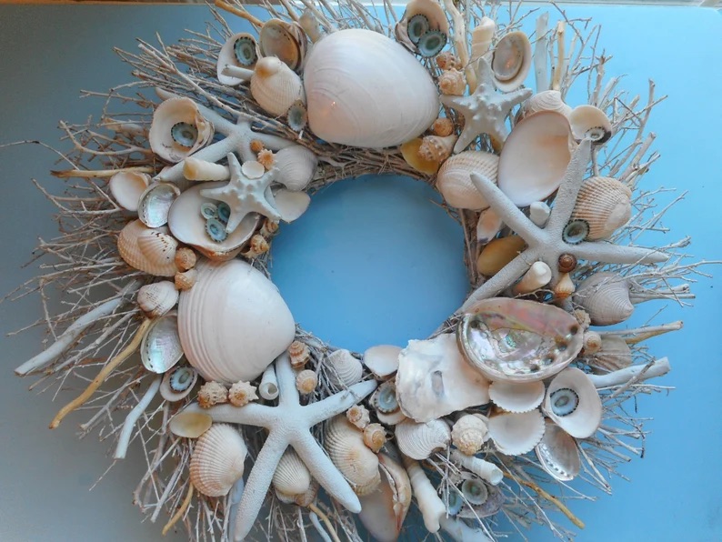 Seashell Summer Wreath by Kari Carr