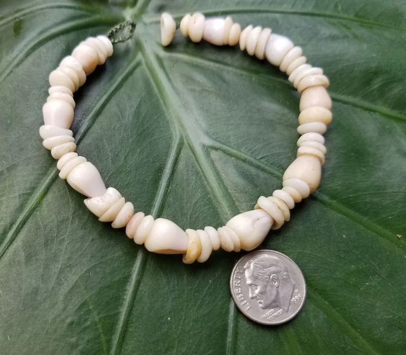 Puka Shell Bracelet by Lonnie Coleman