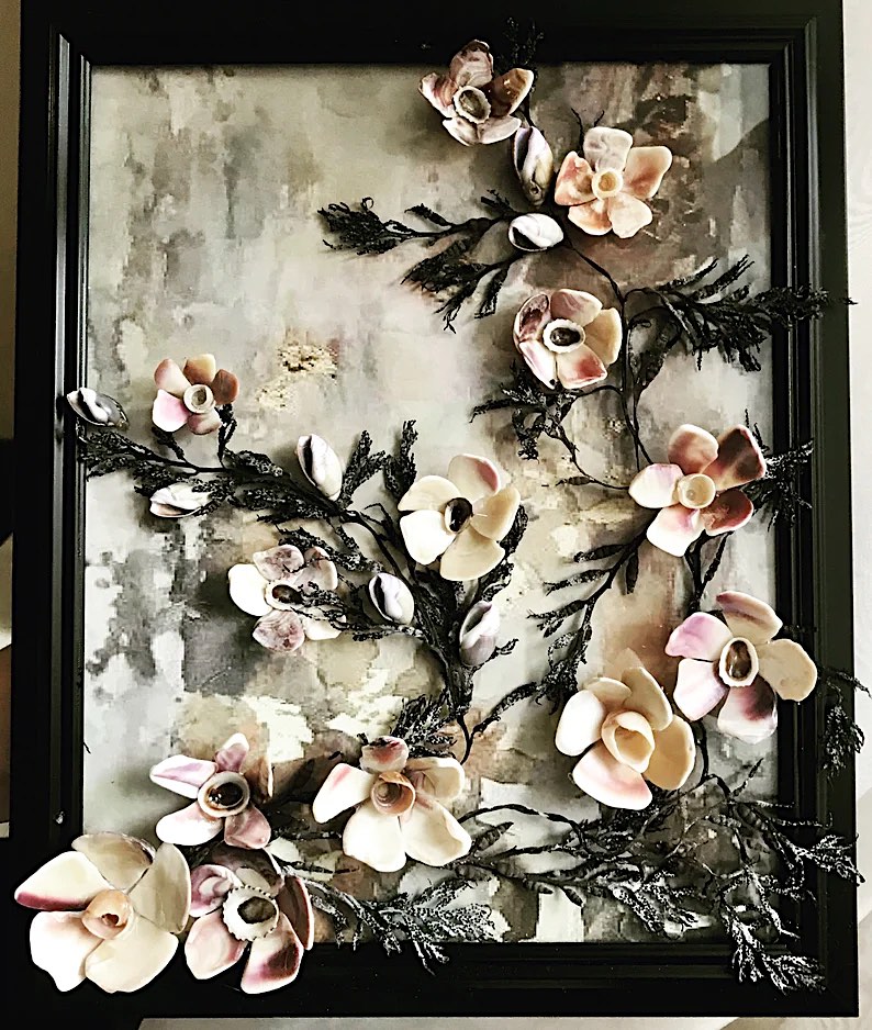 Handmade Seashell Flowers by Maria Byerley