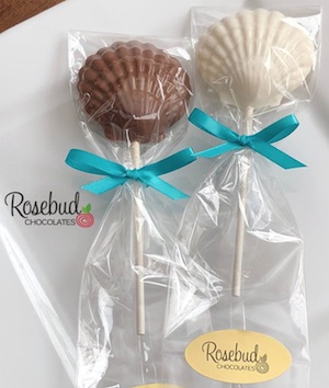 Seashell Chocolate Lollipop