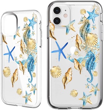 Sea Shell & Sea Horse iPhone Case