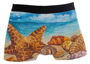 Starfish & Seashells Men’s Underwear