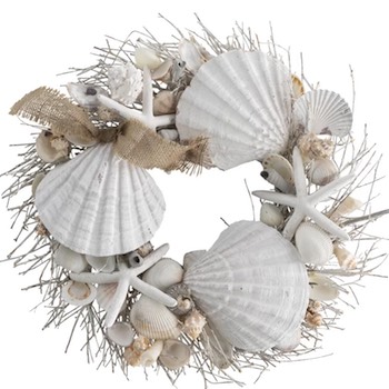 ummer Seashell Wreath