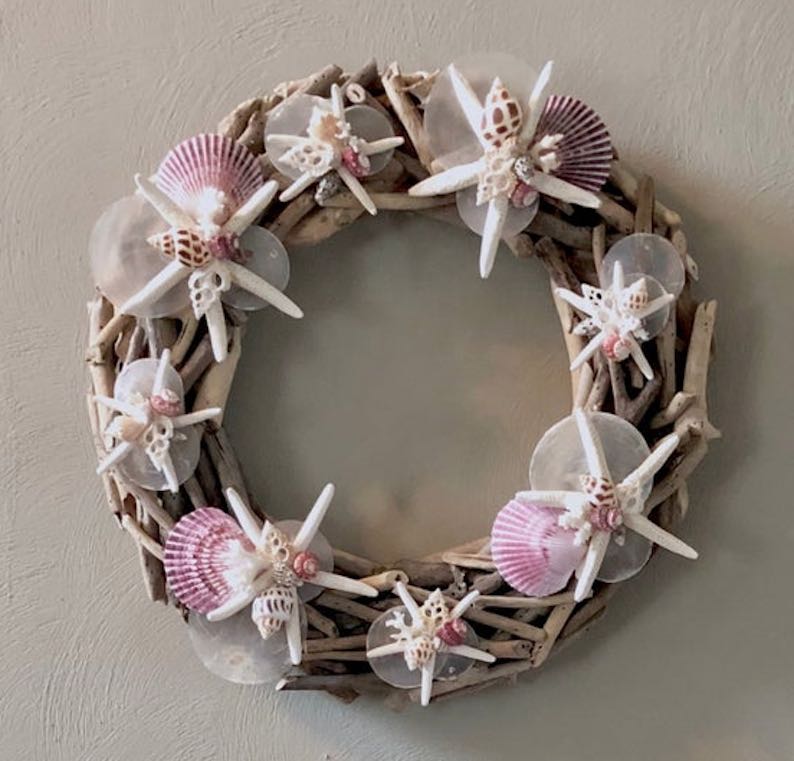 Seashell & Driftwood Wreath